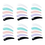 DECOMELODY 150個 月牙型面膜スクープ クリーム用スプーン 軽量コンパクト 展開 美容スパチュラ 清潔保持用 化粧品用ツール 女性向け