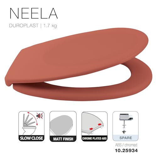 Spirella Premium Oval Toilet Lid with Matte Finish and Soft Close Mechanism - Image 3