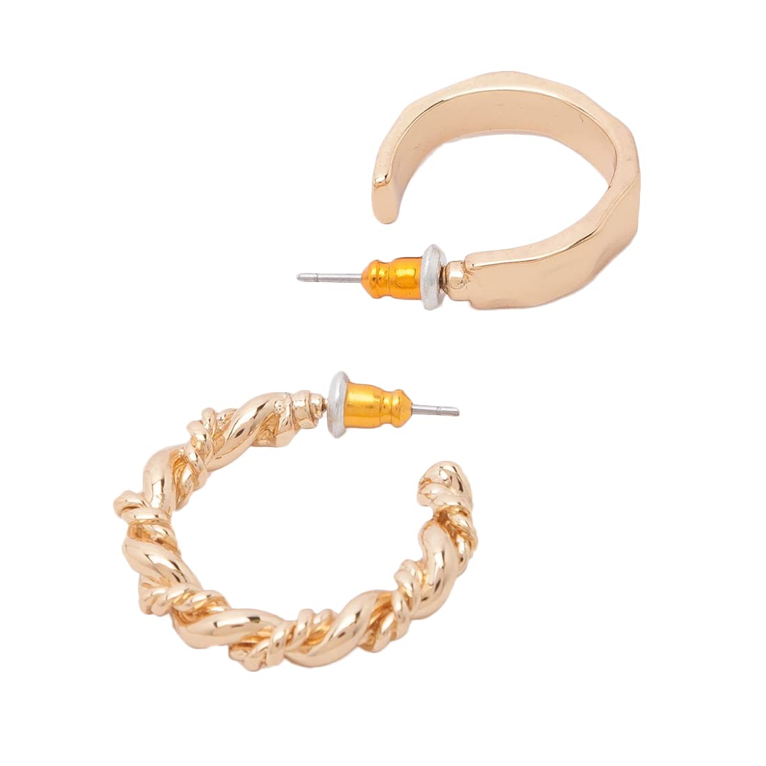 See full amazon price history chart for Lilly & Sparkle Alloy Gold Toned Hoop Earrings for Women - Set Of 4 Lilly & Sparkle Alloy Gold Toned Hoop Earrings for Women - Set Of 4 (B09DT8TP7C) Amazon Price History, Amazon Price Tracker