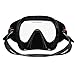 Dive Goggle Snorkel Set, Wide Angle Lens Adjustable Strap Full Dry Snorkel for Underwater Swimming