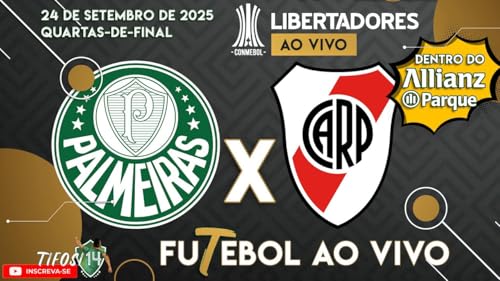 Page de couverture de Pós-Jogo, no Allianz Parque: Palmeiras 3 x 1 River Plate • Libertadores 2025