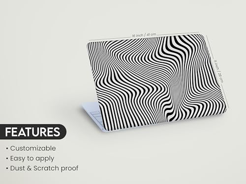 Image of NoWorries Laptop Skin Sticker for All Laptop Upto 15.6inches - Graffiti Theme Laptop Stickers (Gray Back Skin) HD Resolution (Dustproof & Scratch Proof Skin)