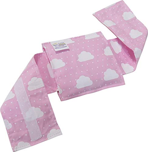Bolsa Térmica Bebê sem Cólica com Cinta Nuvem Rosa