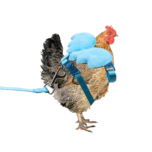 Image of Chicken Walking Harness and Leash, Adjustable Duck Training Rope, Suitable for Small Chicken Chick Duck Poultry Hen - XS