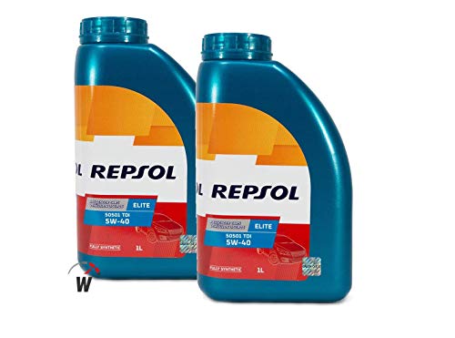Repsol Aceite Motor Elite TDI 50501 5W-40 5 litros (2 litros)