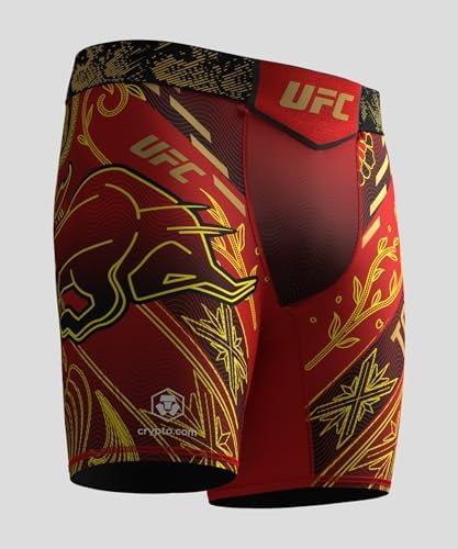Venum Men's UFC Unrivaled Red Ilia Topuria Vale Tudo Short, Red, M
