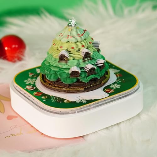 Calendario 2026, calendario de árbol de Navidad 2026, planificador de escritorio decorativo iluminado, para profesores, estudiantes, adultos, Navidad, hogar, trabajo, estantería, dormitorio, mesita de - imagen 3