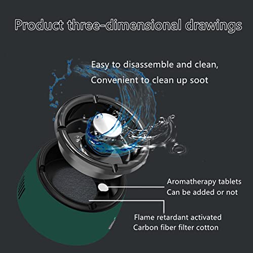 Multifuntional Smokeless Ashtray Usb Rechargeable Ashtray For Home/Outdoor/Office/Car (Green/Black)… #TOP4