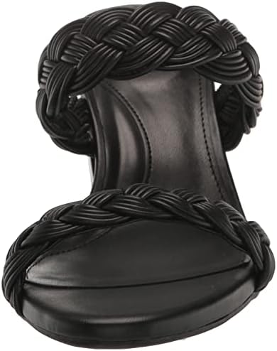 Anne Klein Women's Robyn Heeled Sandal, Black, 11 | Image 1