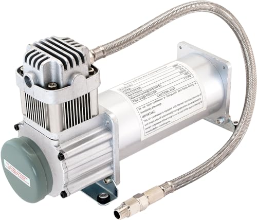 Vixen Horns VXC8301 Heavy Duty Onboard Air Compressor 200 Psi. Universal Replacement For Truck/Car Train Horn/Suspension/Ride/Bag Kit/System. Fits All 12V Vehicles Like Semi/Pickup Vxc8301 thumb #1