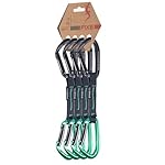 FIXE - Pack 4 Cintas Express Puput para Escalada e...: [Pack de 4 cintas express para escalada en pared] Incluye mosquetones Puput recto y curvo con cierre Keylock, diseño robusto y gran maniobrabilidad en todo tipo de rutas y equipamientos. [Mosquetones con Conical Nose y Snagfree] Facilitan un mosqueto...