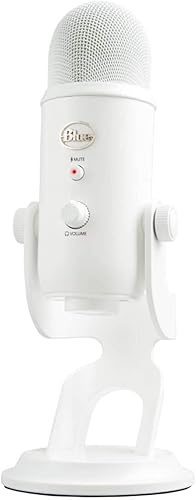 Logitech for Creators Blue Yeti USB Microphone for PC, Podcast, Gaming, Streaming, Studio, Computer Mic - Whiteout - Whiteout - Microphone
