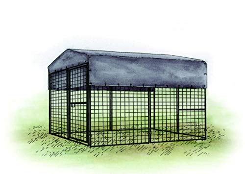 OverEZ Chicken Run Tarp - 8ft Run Cover