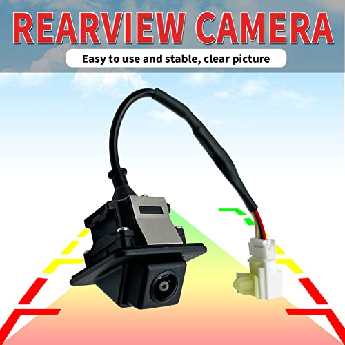 Image of Rear View Backup Camera Compatible with 2011 2012 2013 Hyundai Elantra Reversing Parking Assist Back Up Camera Replaces # 957503X105 95750-3X345 957503X100 957503X101
