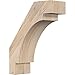 Ekena Millwork BRC06X14X18MRC00SDF 5 1/2"W x 14"D x 18"H Merced Smooth Knee Brace, Douglas Fir