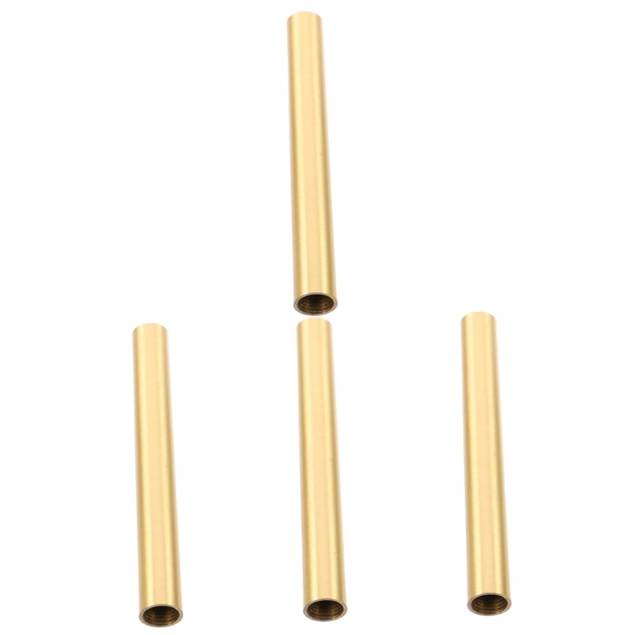 UKCOCO 4pcs Straight Lamp Stem Threaded Replacement Stem for Lighting Fixture Downrods for Lamp Repair DIY Making Kit