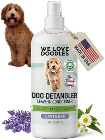 We Love Doodles Dog Detangler Spray - Leave-in Conditioner for Do...
