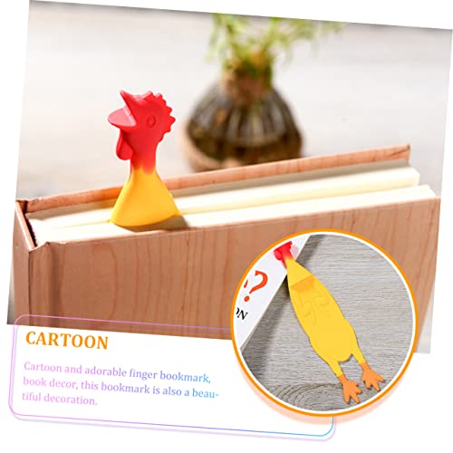 Marque-pages silicone poulet pour ne plus jamais perdre sa page de lecture