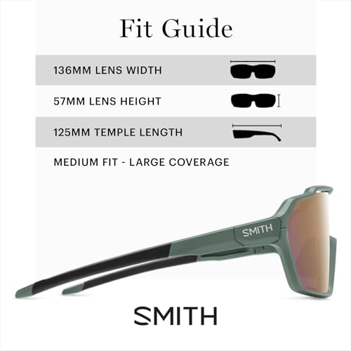Image of SMITH Optics Shift MAG Sunglasses - Shield Lens Performance Sports Sunglasses for Running, Biking, & More - For Men & Women