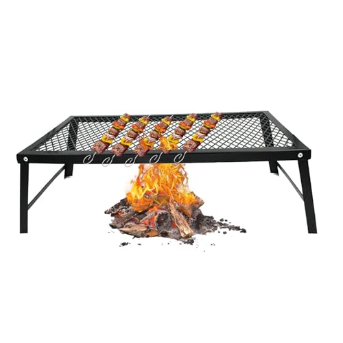 Gril de feu de camp résistant et pliable pour simplifier vos pique-niques - 7