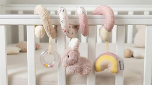 Nuby Activity Spiral for Carriers and Strollers, Bunny