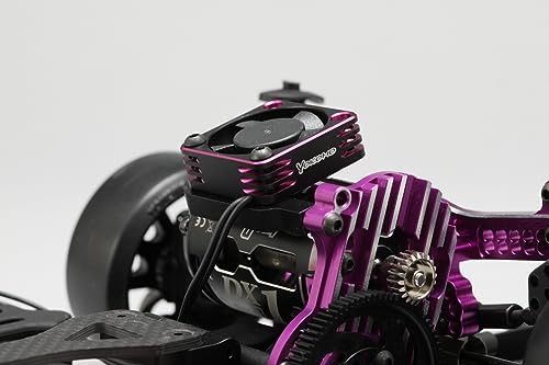 Yokomo D-CFPA 1.2 inches (30 mm) Aluminum Frame Fan Purple image 3