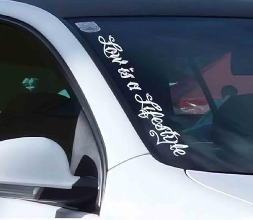Aufkleber selbst gestalten mit Vorschau - Wunschaufkleber Buchstaben Autoaufkleber - Aufkleber Text Sticker fürs Auto und Motorrad einzeilig nach Wunsch