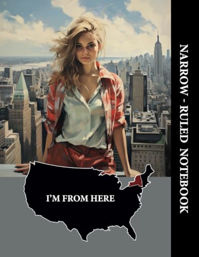 Carnet I'm from here New York personnalisé pour garder un lien avec les USA