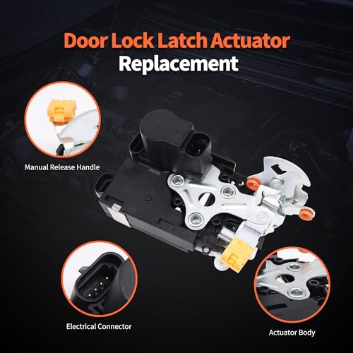 Image of HiSport Front Right Door Lock Actuator 931-319 15110644 | Compatible with Cadillac Chevy GMC Escalade EXT Avalanche Silverado Suburban Sierra 1500 2500 3500 2000-2006