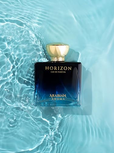 Image of Arabian Aroma Horizon Perfume for Men, Fresh and Long-Lasting Perfume for Him, Gentlemen and Mature Fragrances, Eau De Perfume.