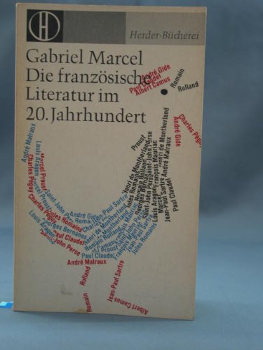 Die französische Literatur im 20. Jahrhundert