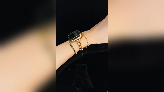 Amazon.com: Newlibery Slim Gold Band for Women Feminine  display picture 3