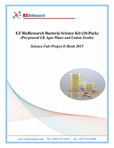 Ez Bioresearch Bacteria Science Kit (I) : Pre-Poured Lb Agar Plates And Cotton Swabs, E-Book For Science Fair Project With Award Winning Experiments #TOP3