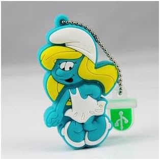 Cute Lovely Cartoon USB 2.0 Flash Drive 8GB Smurfette
