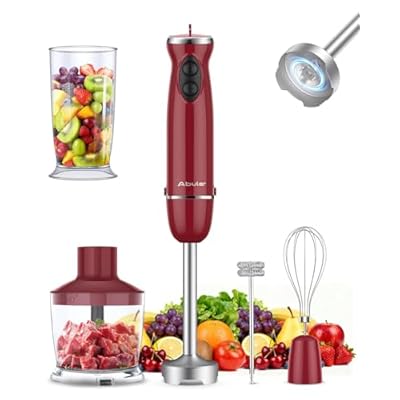 Immersion Blender 5 in 1 Hand Blender, Abuler 1...