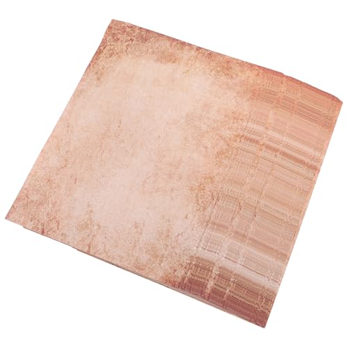 ledmomo 50枚 ビンテージペーパー 両面印刷可能 レトロデザイン 古紙風 紙素材 手紙 ジャーナル プランナー スクラップブッキング オリガミ用