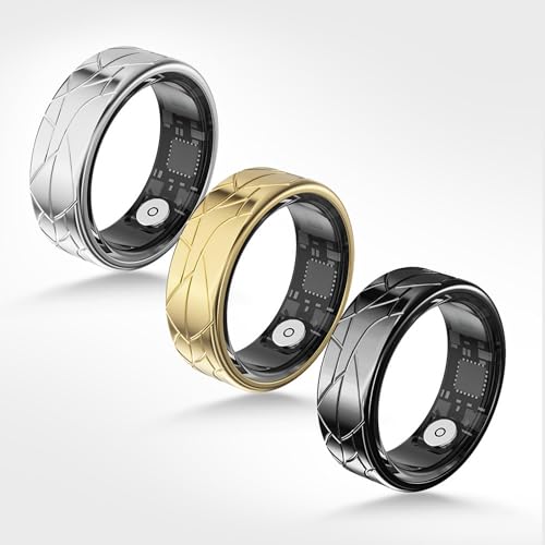Bague intelligente de sommeil et podomètre pour optimiser vos journées actives en noir