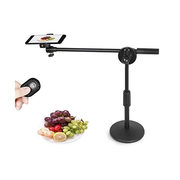 METTLE Smartphone-, Handy Reprostativ + Funkauslöser Repro Stativ Makrofotografie Selfie Reproständer
