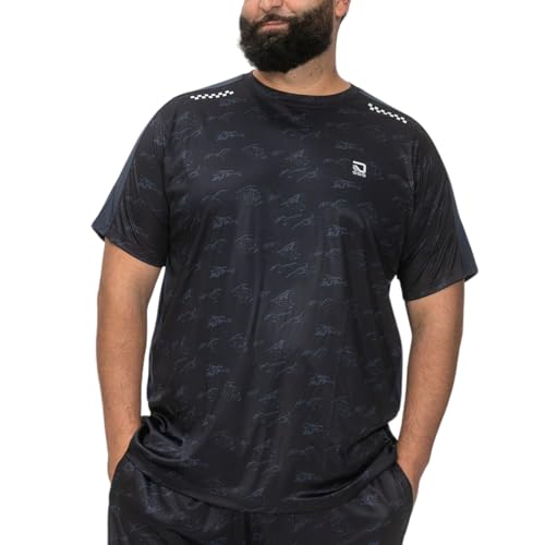Duke Mens Solihull Dry Wear Lightweight Poly T-Shirt - Blue - 4XL