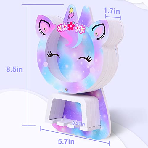 Kids Toothbrush Holder Wall Mounted, Unicorn Toothbrush And Toothpaste Holders For Bathrooms Accessories Organizer #TOP5