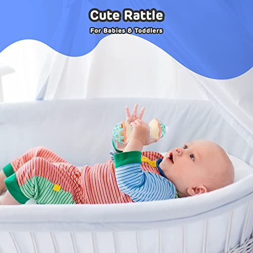 Xqw Baby Rattle Toys,My First Rattles Toy For Babies,Hand Shakers Oball Rattle Toy Set Of 3,Infant Rattles Easy Grasp Baby Toy,Newborn Gift Baby Sensory Developmental Toys 0-18 Months #TOP6