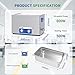 DK SONIC Ultrasonic Cleaner,30L 600W Sonic Cleaner with Heater&Mechanical Timer,Ultrasonic Carburetor Cleaner for Cleaning Gun,Engine,Carburetors,Chains(Include Basket)