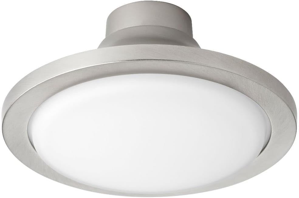 3-9-109-24 Juno - 7.38 Inch 18W 1 LED Ceiling Fan Light Kit, Finish Color: Satin Nickel