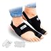 Tech Therapeutics - Hallux Valgus Bunion Korrekturset mit flexiblen und starren Bändern für Zehenbegradigung, Kit mit Neoprenschienen, Silikon-Zehentrennern und Dilatatoren - Eine Universalgröße