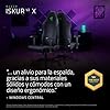 Razer Iskur V2 X - Silla de Juego Esencial con Soporte Lumbar Integrado (Almohadillas moldeadas de Espuma de Alta Densidad, reposabrazos 2-D, Tela con Acabado Suave) Negro #2