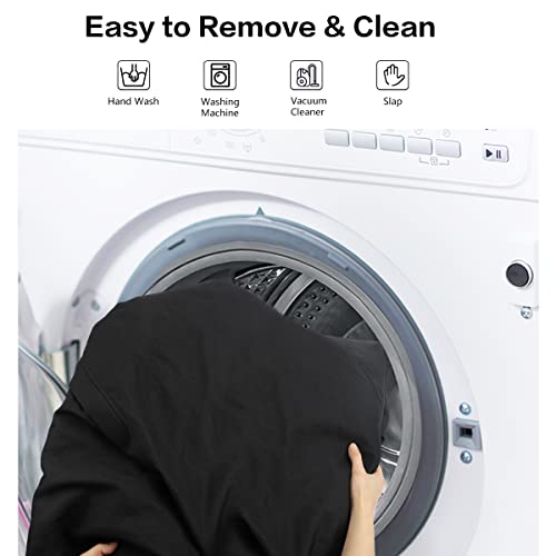 Taotique 4Ft Bean Bag Chair Cover(Cover Only, No Filler) Soft Skin Cooling Cotton Linen Bean Bag Cover For Adults/Teens/Kids In Summer Washable Bean Bag Couch Cover #TOP6