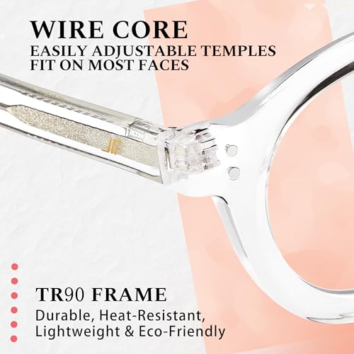 Image of Blue Light Blocking Glasses for Women Men, Square Thick Frame Anti Eyestrain & UV Glare JF6218