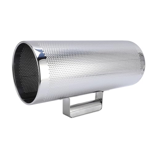 Grattoir guiro ergonomique et shaker métallique à double sonorité de scène