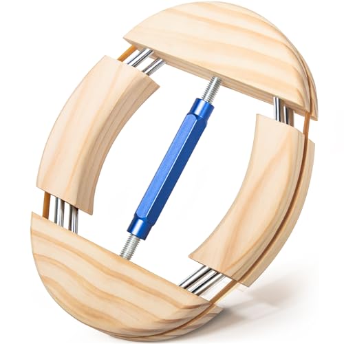 Hat Stretcher 4 Way, Hat Stretcher for Fitted Hats Size 6 7/8 to 8 1/2, Extender Widener Reshaper Fits All Caps - Solid Wood, Heavy Duty of Hats Jack Stretchers for Cowboy Baseball Caps