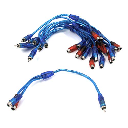 Cable divisor de audio para coche para solucionar la falta de salidas rca de radio